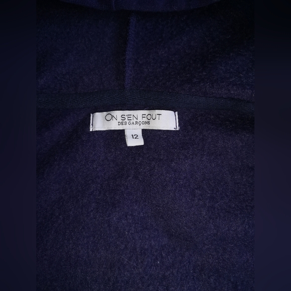 NWOT Sweater with zipper and hood. - Picture 7 of 8